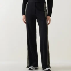 Side Stripe Wide Leg Trousers
