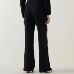 Side Stripe Wide Leg Trousers