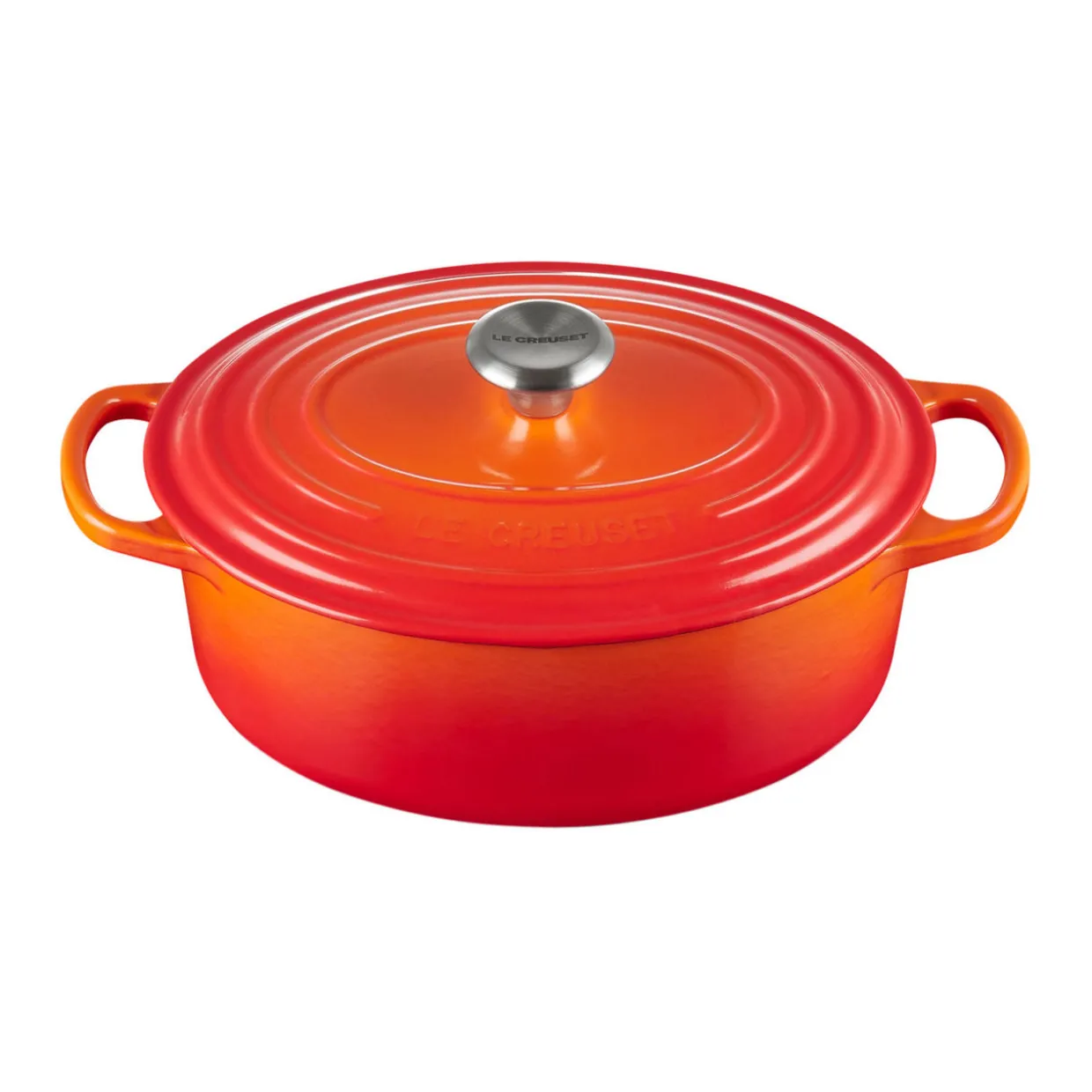 Signature Cast Iron Oval Casserole 23cm