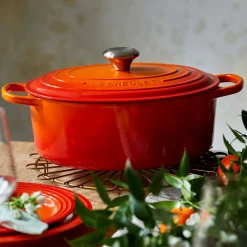 Signature Cast Iron Oval Casserole 23cm