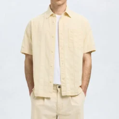 Silas Seersucker Striped Shirt