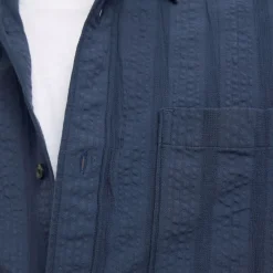 Silas Seersucker Striped Shirt