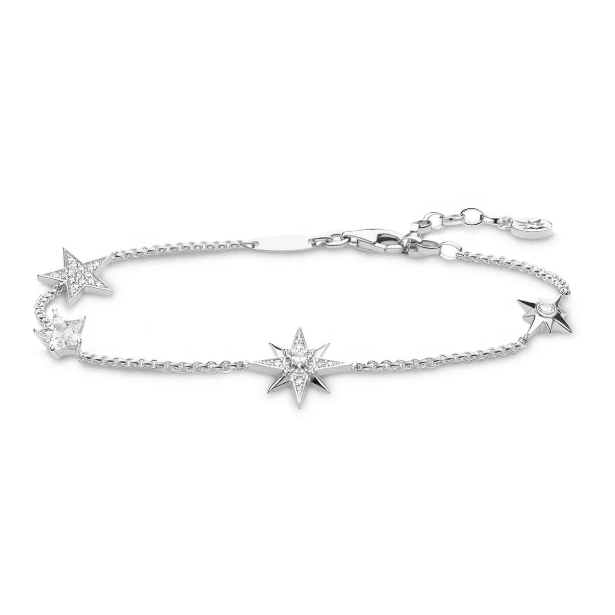 Silver Stars Bracelet
