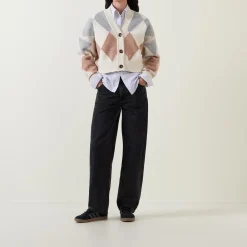 Silvia Diamond Jacquard Cardigan