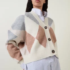 Silvia Diamond Jacquard Cardigan