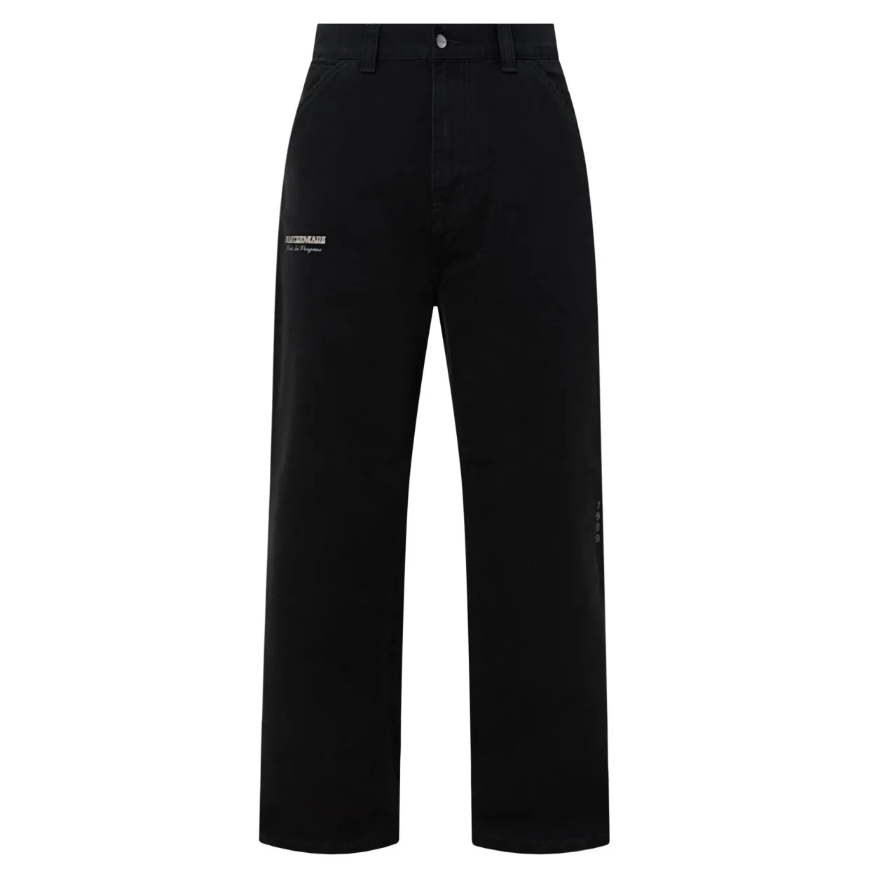 Single Knee Graphic Trousers