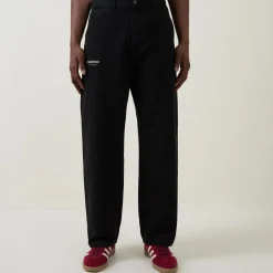 Single Knee Graphic Trousers