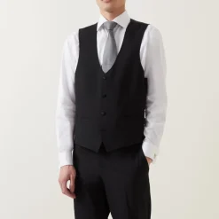 Single-Breasted Tuxedo Waistcoat