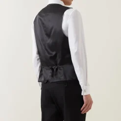 Single-Breasted Tuxedo Waistcoat