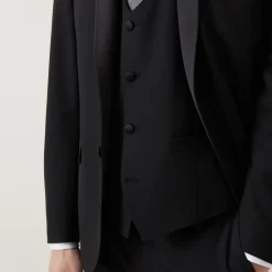 Single-Breasted Tuxedo Waistcoat