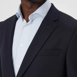 Single-Breasted Wool Jacket