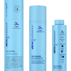 Skingredients AHA Cleanse Brightening + Exfoliating Lactic Acid Cleanser Refillable Primary Pack 100ml