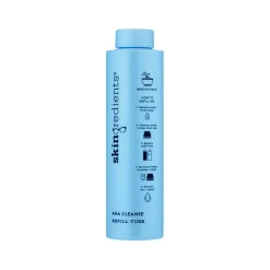 Skingredients AHA Cleanse Brightening + Exfoliating Lactic Acid Cleanser Refill Tube 100ml