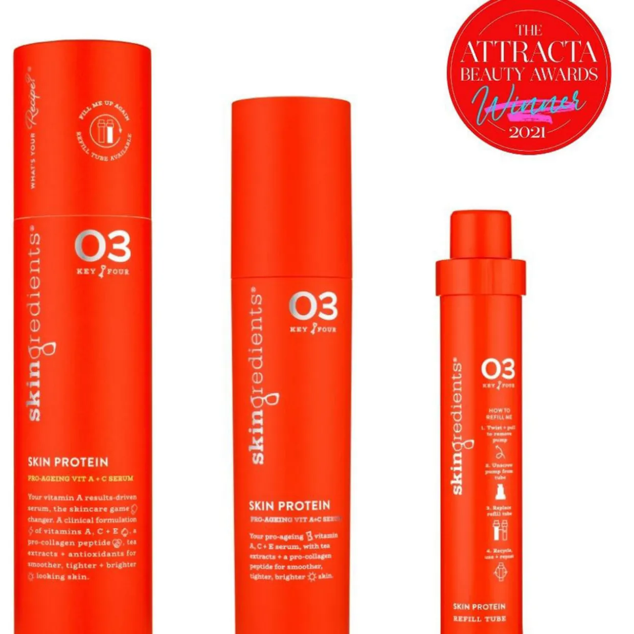 Skingredients Skin Protein Anti-Ageing Retinoid Serum Refill Tube 45ml