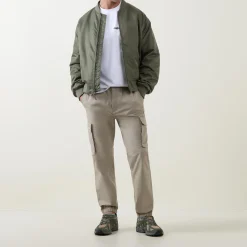 Skinny Leg Ripstop Cargo Trousers