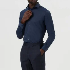 Slim Fit Cotton-Blend Stretch Shirt