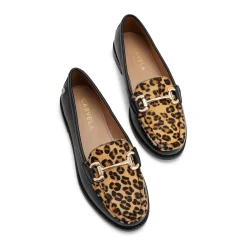 Snap Leopard Loafers