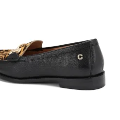 Snap Leopard Loafers