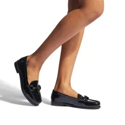 Snap Patent Leather Loafers