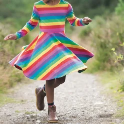 Sofia Striped Skater Dress