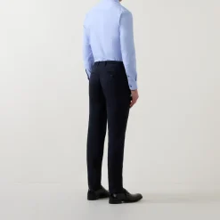 Solid Stretch Single-Cuff Shirt