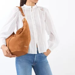 Sonny Suede Hobo Bag