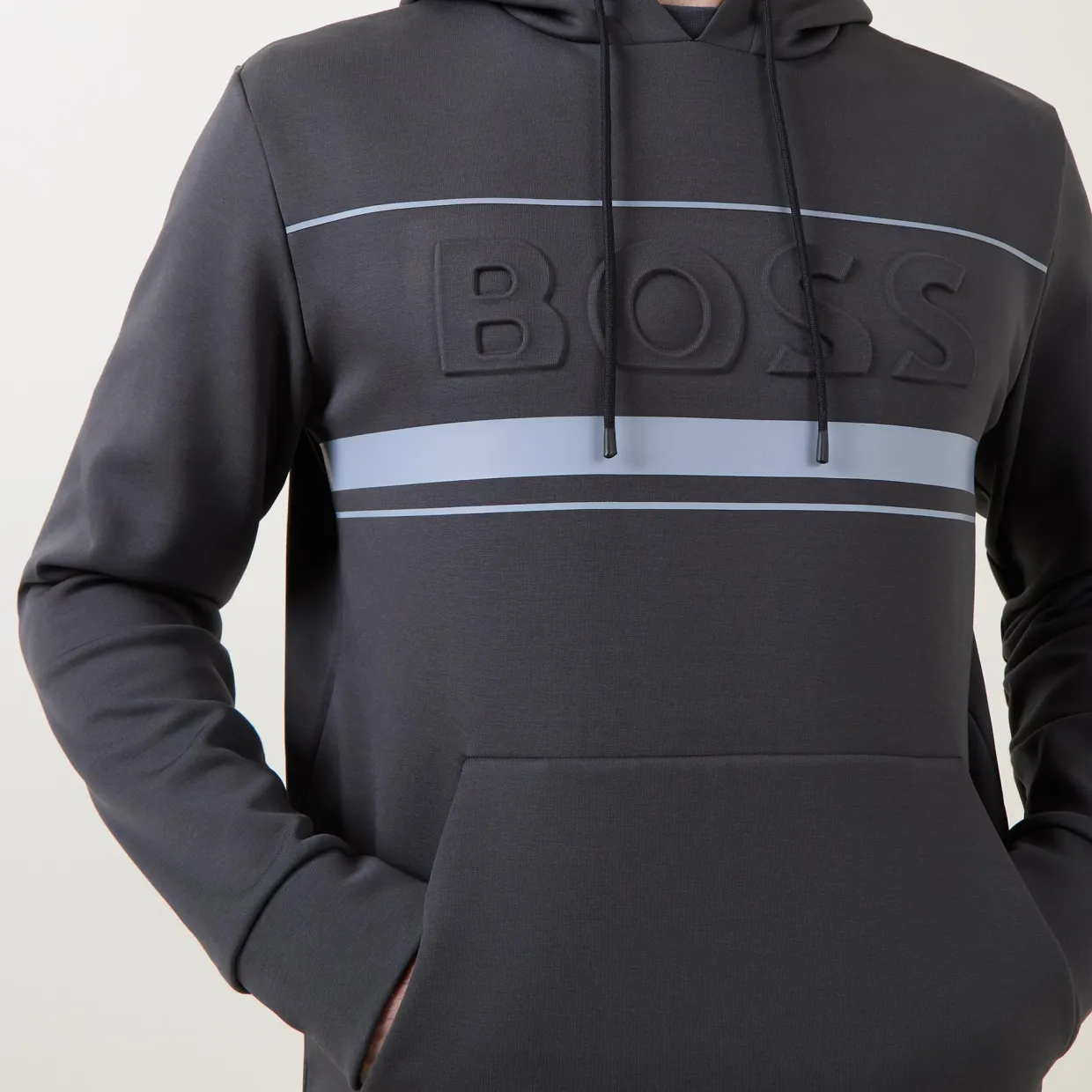 Soody Zone Logo Embossed Hoodie