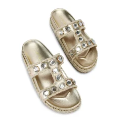 Sorella Embellished Flatform Sandals