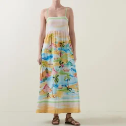 South Pacific Printed Dress