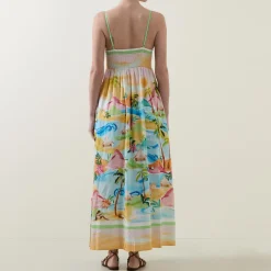 South Pacific Printed Dress