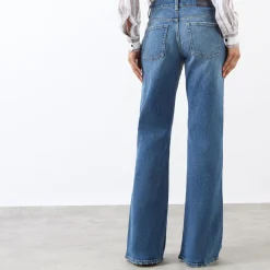 Spencer Coated Flared Leg Jeans