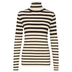 Spina Striped Turtleneck Sweater