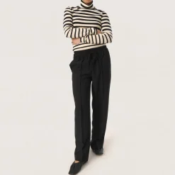 Spina Striped Turtleneck Sweater