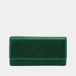 Spiral Embellished Clutch