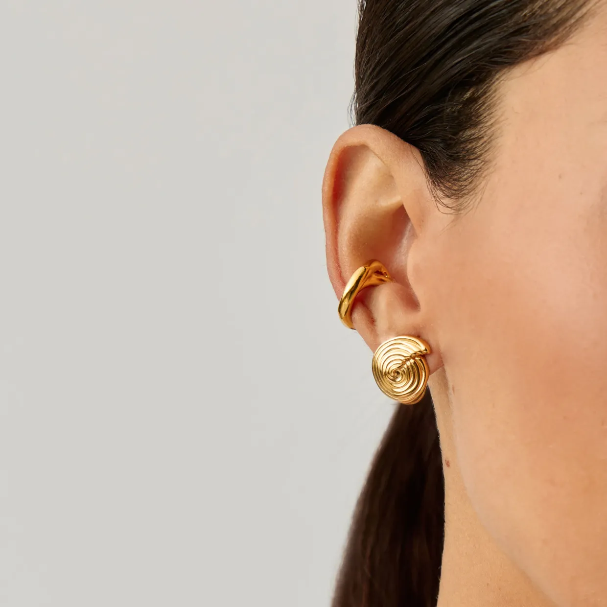 Spiral Small Stud Earrings