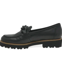Squeeze Chain-Detail Loafers
