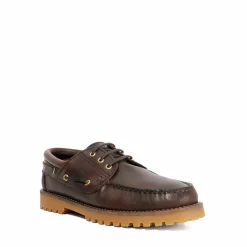 St Bart Leather Boat Shoes
