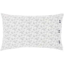 Stafford Standard Pillowcase Pair  Navy/Red