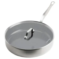 Stainless Steel Skillet 28cm