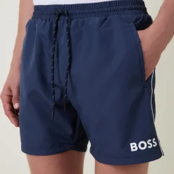 Starfish Logo Drawstring Swim Shorts
