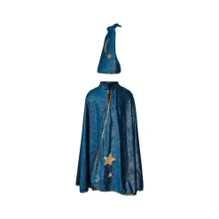 Starry Night Wizard Cape & Hat Two-Piece Set
