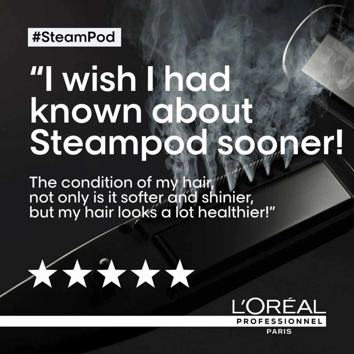 SteamPod 3.0 Hair Straightener & Styling Tool