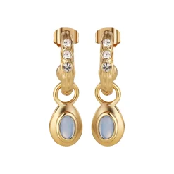 Stone Drop Earrings