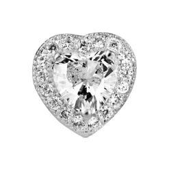 Stone Heart Earrings