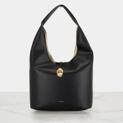 Stone Lock Slouchy Hobo Bag