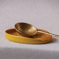 Stoneware Oval Spoon Rest