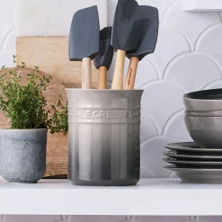Stoneware Small Utensil Jar