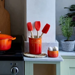 Stoneware Small Utensil Jar