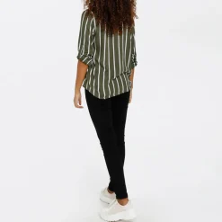 Stridy Striped Blouse