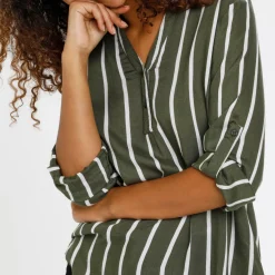 Stridy Striped Blouse